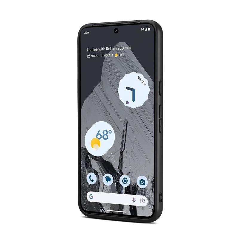 EUCAGR Luxus Business Magnetische Leder Handyhülle für Google Pixel 9 8 7 6 Pro Schutz Rückseite für Google Pixel 8A 7A 6A