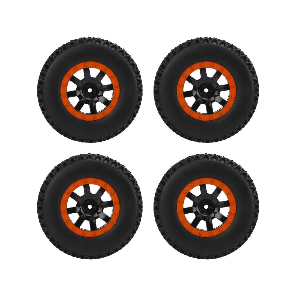 4pcs Short Course Truck Tires 12mm Hex RC Short Course Truck Rubber Wheel for   Slash for HPI