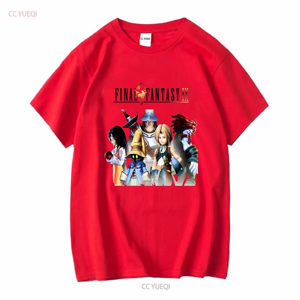 Final Fantasy IX COMPUTER GAME T Shirt YELLOW BLACK RED KHAKI All Sizes S 5XL Long or Short Sleeves Vintage Washed Casual