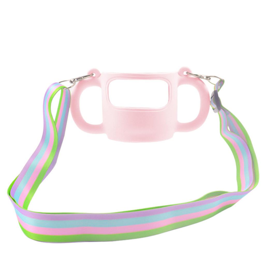 Silicone Tote For 14 Oz Water Bottles, Water Bottle Accessories For Hiking And Camping