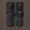 Robust Zinc Alloy Sliding Door Lock 90/180 Degree Design for Home Safety Suitable for Various Doors and Drawers