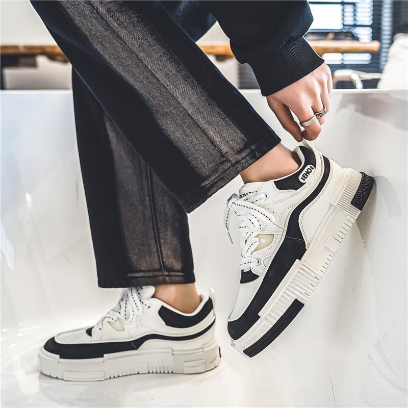 Men 's Casual Four Seasons Fashion Skateboarding Students Comfortable Sneakers Boys Trending Soft Sole Breathable Shoes