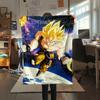 Dragon Ball Charakter Goku Muster Flanelldecke, Hohe Qualität, Bequem für Alle Jahreszeiten, Heimdekoration, Wärme und Komfort, Perfekt für Geschenke.