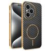 Honor 500Pro Case: Cross-border Magnetic Fiber Texture, X9C Electroplated Leather Style, Magic7