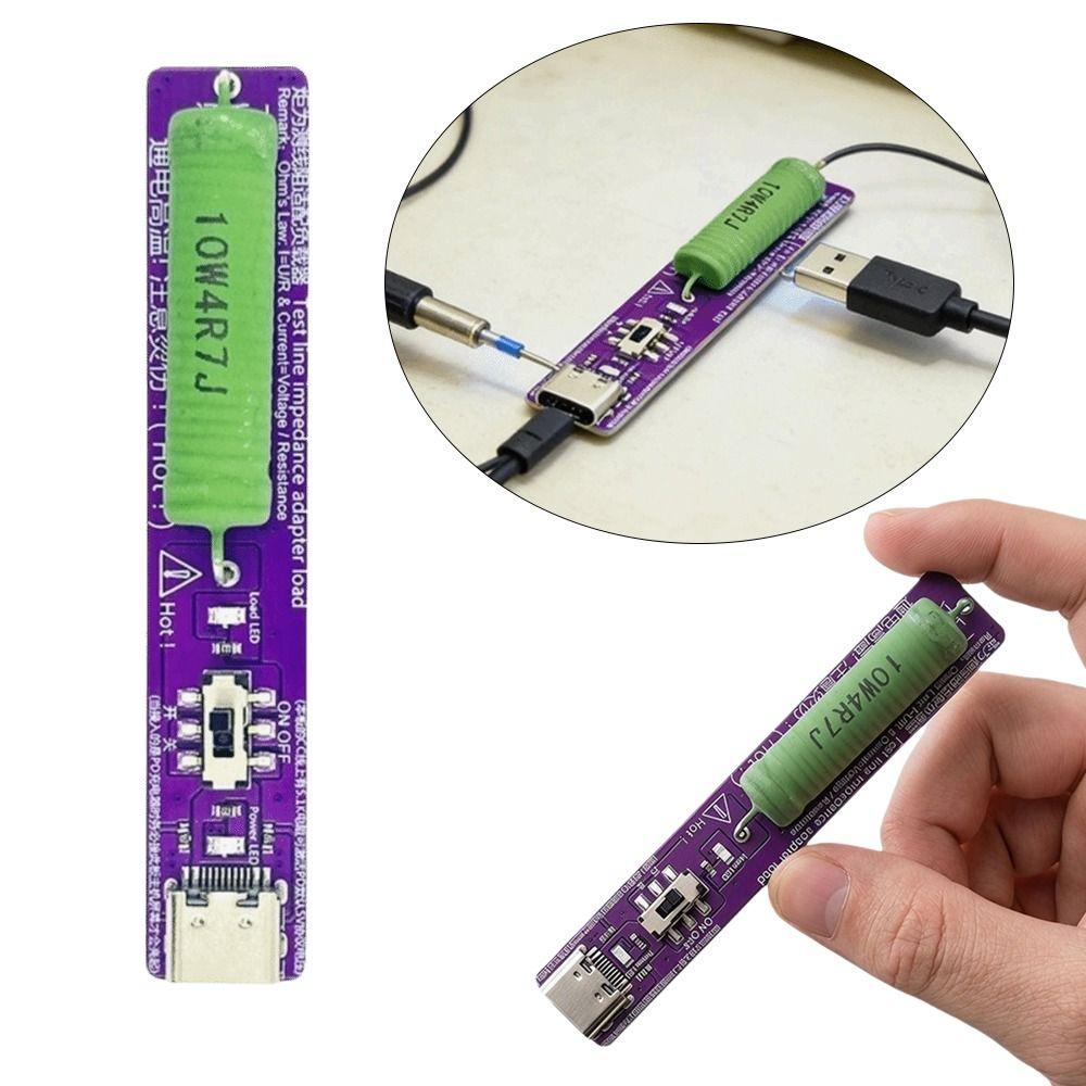 With Switch Current Voltage Test Aging Resistors Module USB Resistor Tester Mobile Power
