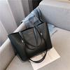 Ladies' Large-capacity Handbag Fashiable High-quality PU Handbag Niche Commuter Tote Bag Minimalist Style Classic Shoulder Bag