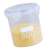 Sealed Canister Multifunctional Transparent Plastic Milk Powder Grains Cereal Storage Jar with Lid for Kitchen