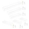 Acrylic Vase Flowers Boxes Water Holder Art Propagation Plant Container LED Lights String Bud