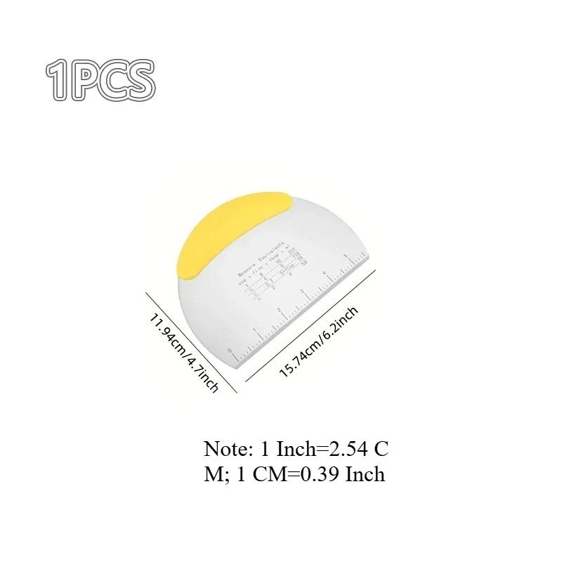 Oțel inoxidabil tort copt Scraper făină Cutter aluat lapte zahăr tăiere cuțit cremă răzuire cuțit bucătărie instrumente de copt
