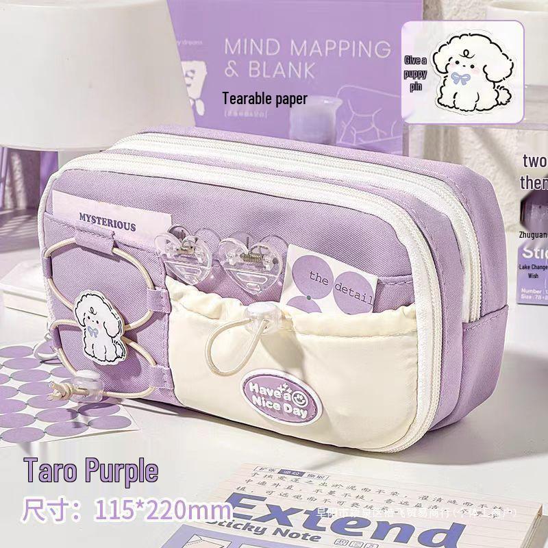 2025 Trendy Large-Capacity Pencil Case for Middle School Girls: Stylish & High-Value Stationery Box