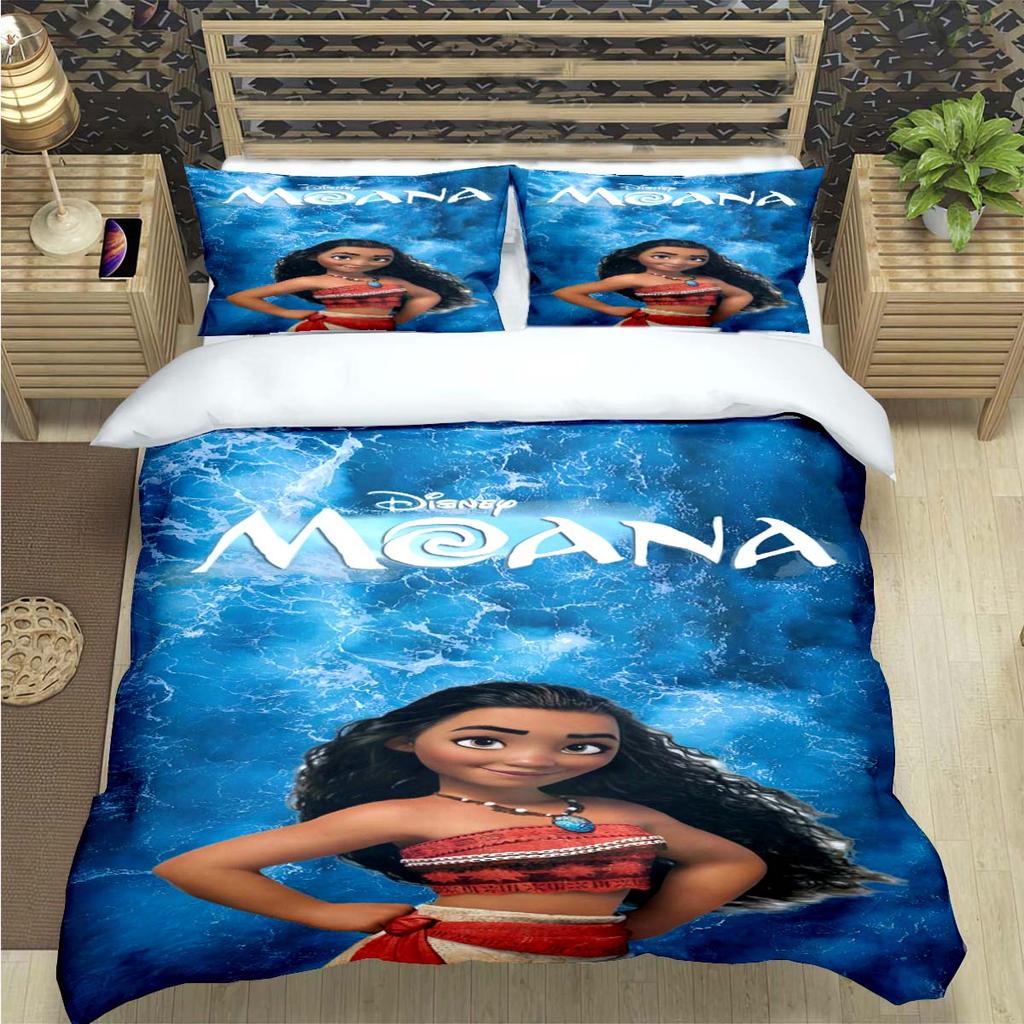 Fashion Print Moana Bedding Sets Bed Supplies Set Duvet Cover Bed Comforter Set Bedding Set child Birthday Gift