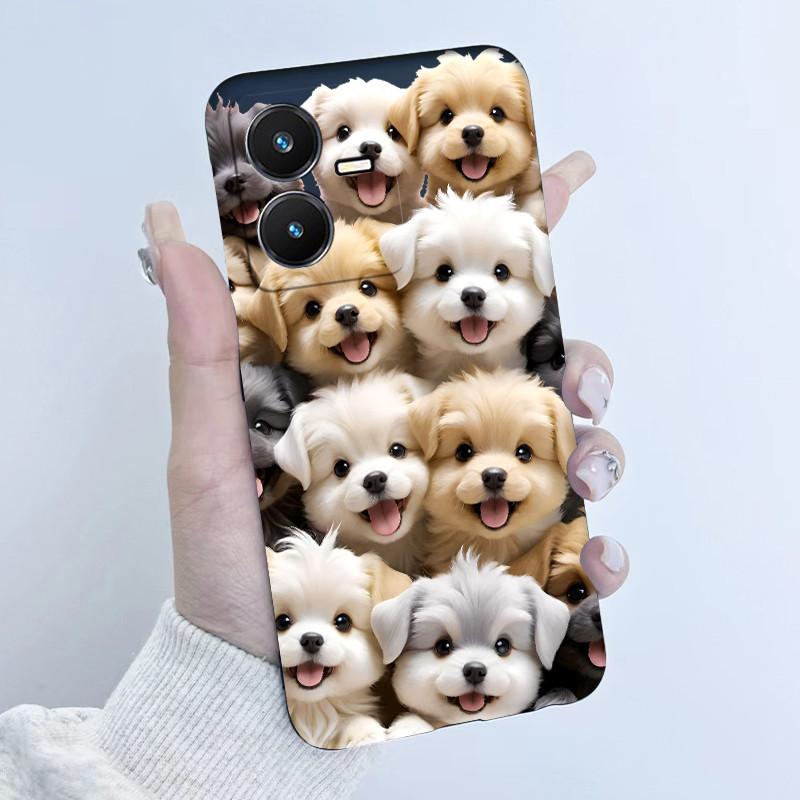 Case For Vivo Y22 Y22s Y35 Cute Astronaut Panda Soft TPU Silicone Phone Cover For vivoY22s Y 22s V2206 V2207 Y 35 V2205 Coque