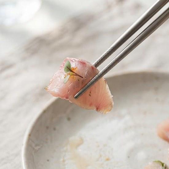 Titanium Chopsticks 23.5cm 15g Ultra-lightweight Non-slip Anti-slip Tip Processing Camping Includes Dedicated Chopstick Case Dishwasher Safe Suitable