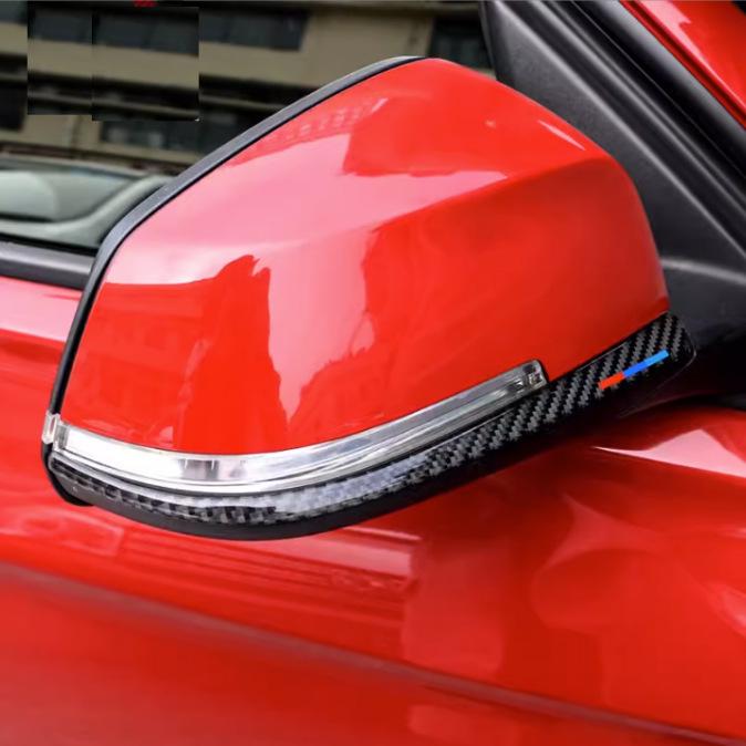 Osłona lusterka wstecznego z włókna węglowego dla BMW serii 123, GT, serii 5, X1, X3, X4, X5, X6 - Pasek dekoracyjny chroniący przed kolizjami i zarysowaniami