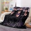 Kpop Bangtan Boys BTS Blanket Couch Quilt Cover Travel Bedding Outlet Throw Blanket Flannel Blanket Bedspread  Picnic Blanket