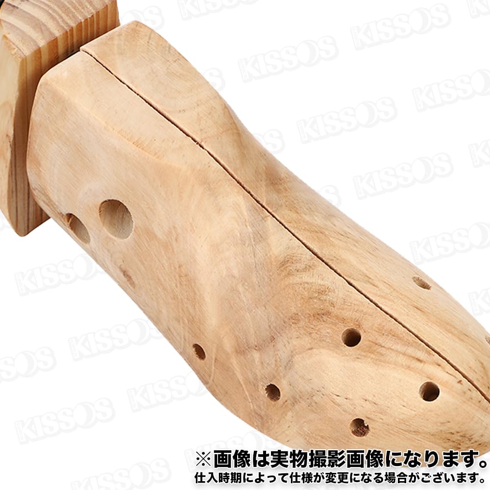 KISSOS Shoe Shoe Shoe Shoe Shape Prevents Shoes from Protects and Wooden L Stretcher, Fitter, Keeper, Tree, Moving, Stores, Adjustable, Unisex, (Size