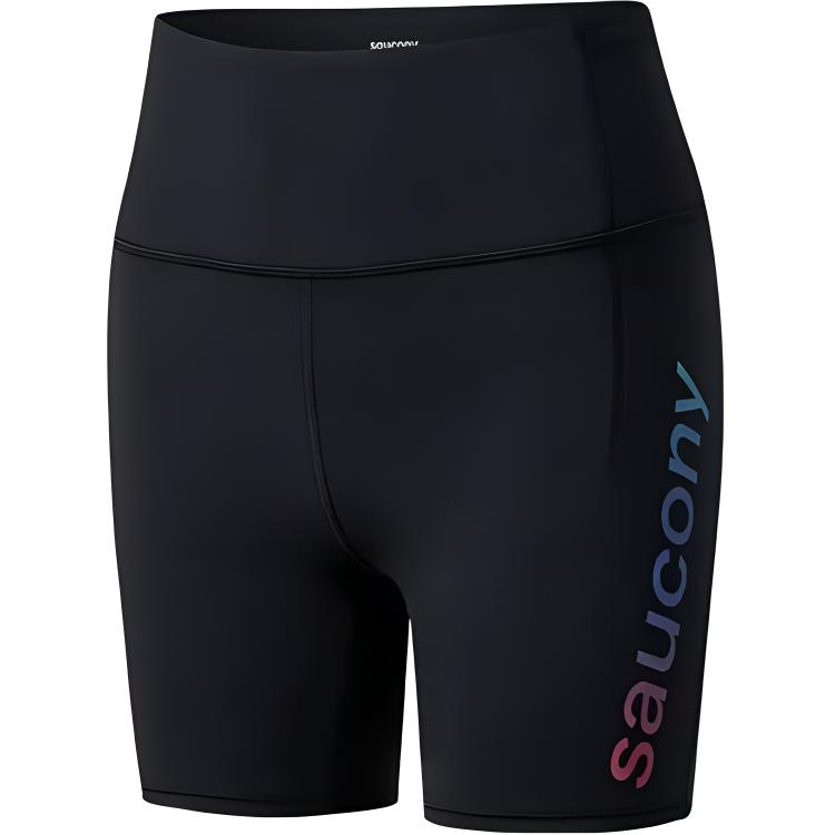 

Saucony Soft Stretchy High Waist Sports Shorts Women shorts Black SC1249011DY-BK01 L