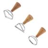 3pcs Heart Cake Cutters For Baking Desserts And Pastry Making