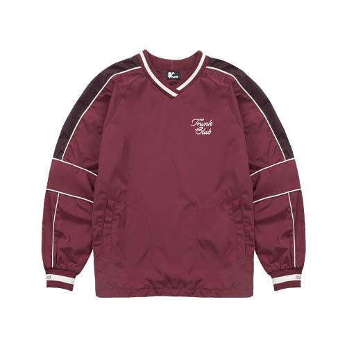 Out Of Trunk Trunk Embroidered Logo V-Neck Sweatshirt F