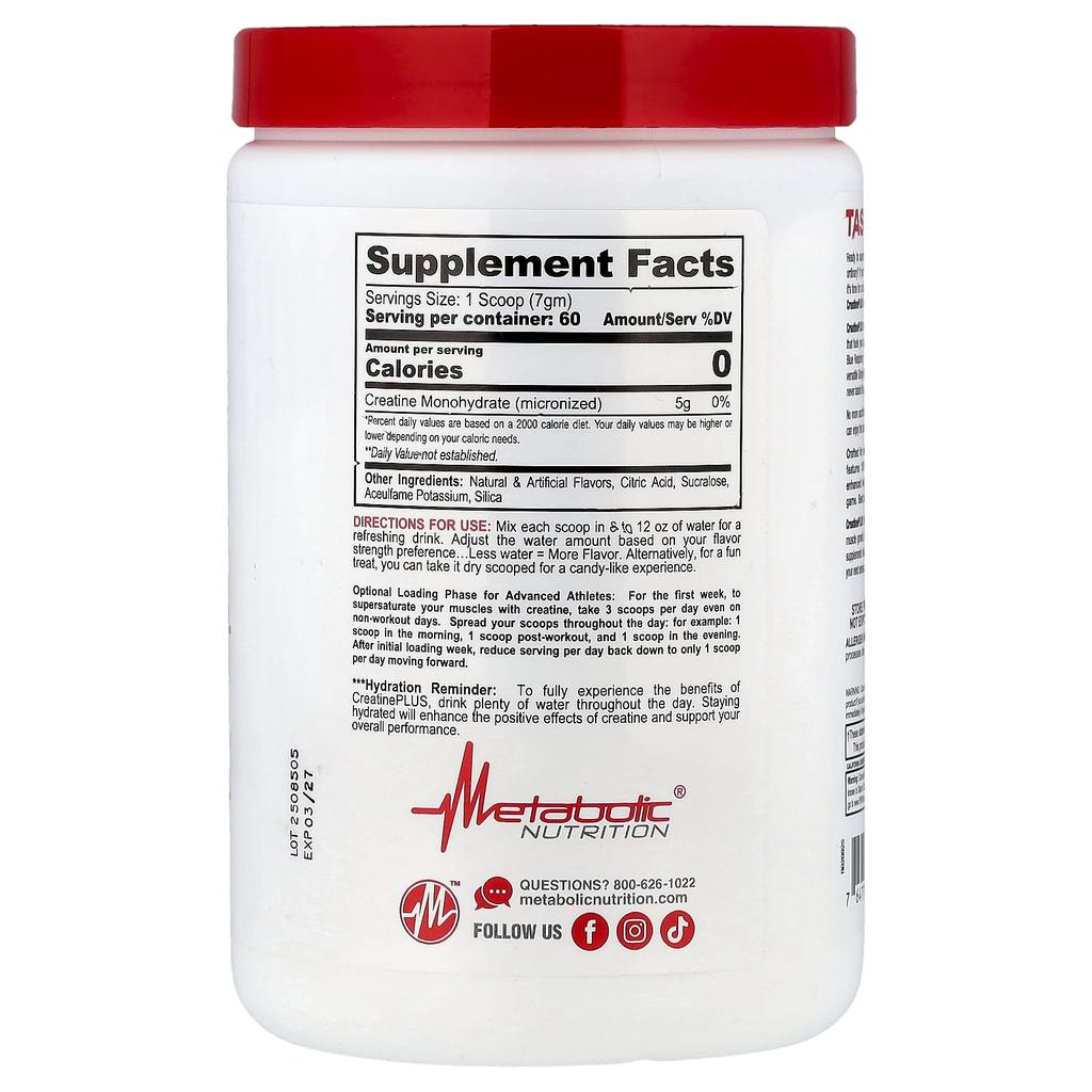 Micronize Creatine™ Plus, Green Apple, 420G