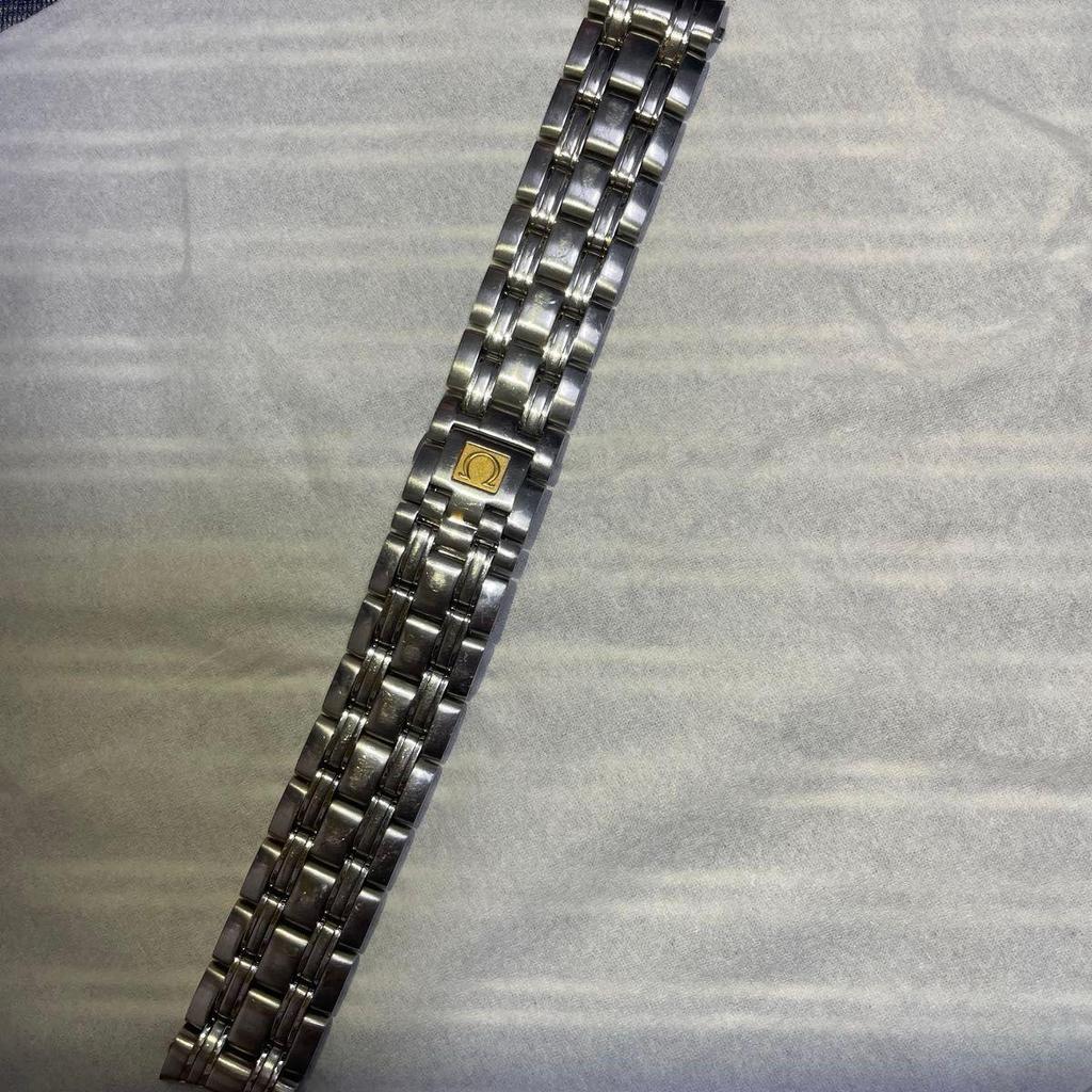 Used Omega watch Seamaster belt only silver