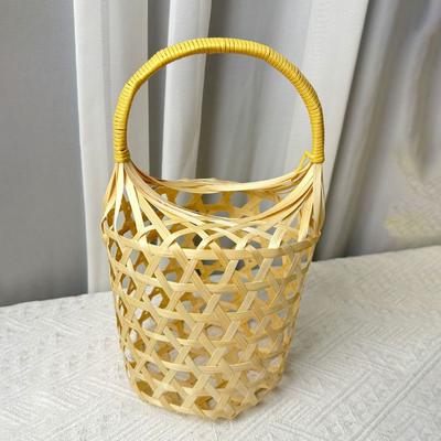 Storage Supplies Bamboo Woven Gift Packaging Box Retro Creative Hand-held Basket Handmade Natural Storage Box New Year