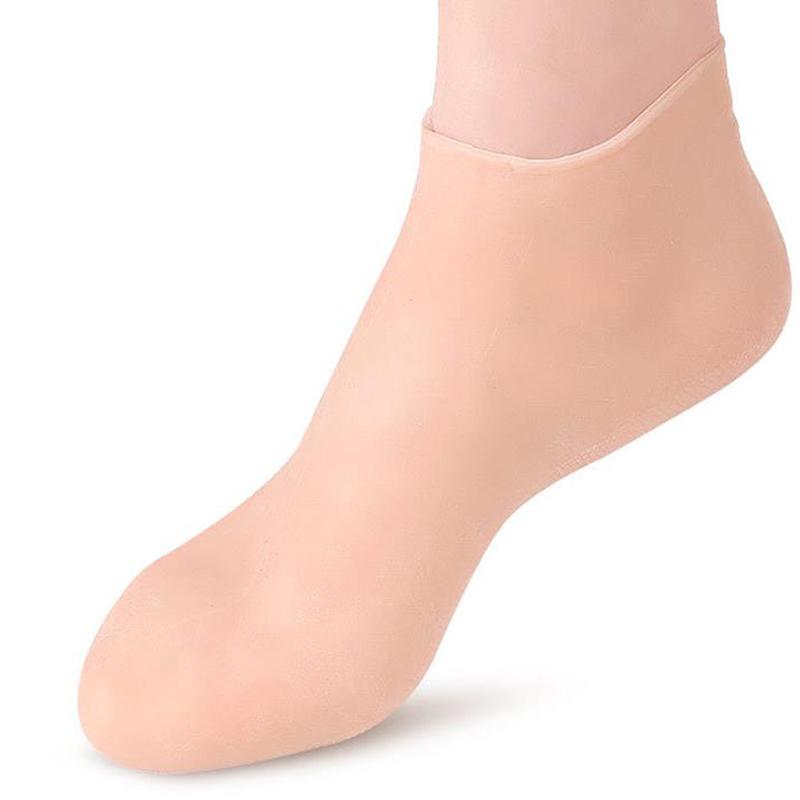 1 Paar Fußpflege-Socken, Spa-Silikon-Feuchtigkeitsgel, Anti-Riss-Protektoren