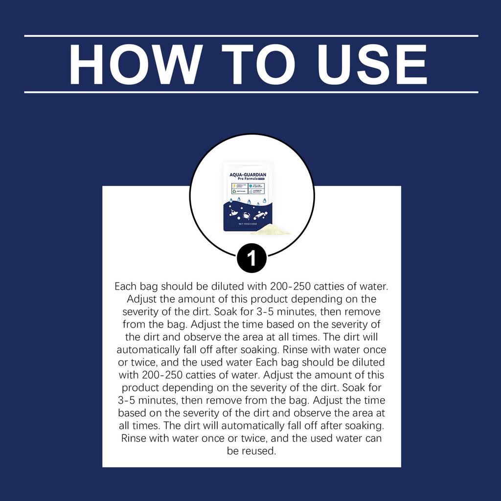 Kraftvolles Aquariumwasser-Reinigungspulver, Reinigende Wasserqualität, Klares und Lang anhaltendes Wasserreinigungs-Pflegepulver