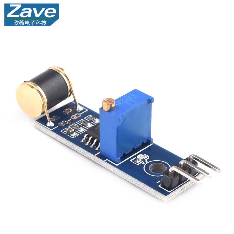Robot 3-Foot 801S New Vibration Switch Detection Sensor Module Vibration Sensor LM393Replacement Sensors2