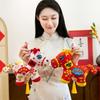 Cute Stuffed Animal Horse 2026 Year of Horse Pony Figurine Unique Zodiac Mascot Dolls  Key Holder