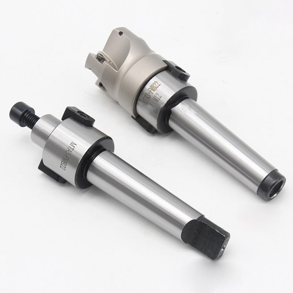Milling Holder 8 Pieces High Carbon Steel MT3-FMB22 Cutting Anti-high Temperature Accessory Tools for Drilling Machines