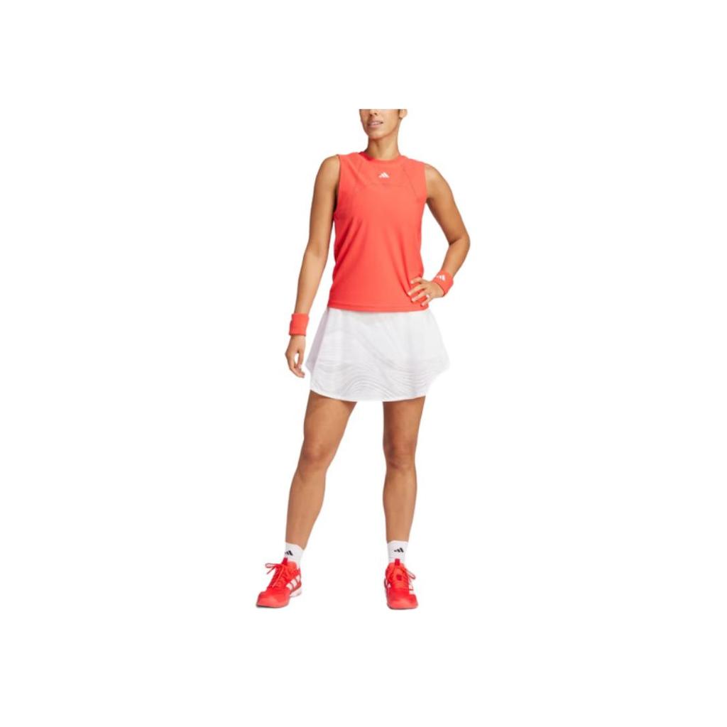 Adidas Climacool Tennis FW24 Simple Comfortable Fashion Tank Top Women Tops Orange JE7117