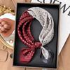 Small square scarf silk scarf women's spring and autumn matching shirt work professional wear neck protection scarf thin scarf scarf yarn 71x71