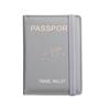 PU Leather RFID Passport Holder with Multi-Card Slots and Document Cover