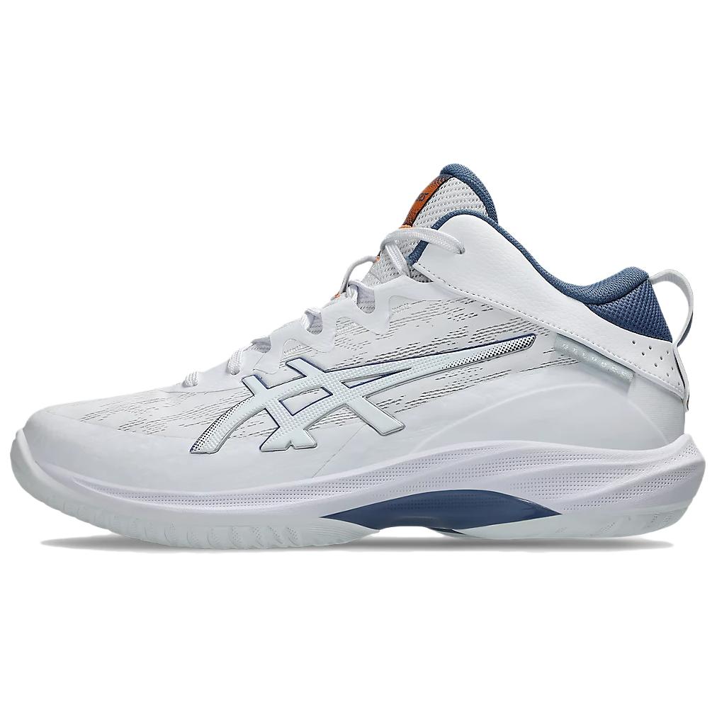 Asics Gelhoop V17 Comfortable Versatile Low-Top Basketball Shoes Unisex sneaker White Blue 1063A097-102 44