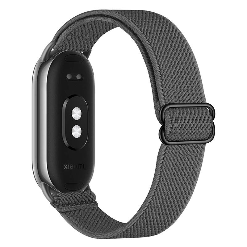 Braided Strap for Xiaomi Mi Band 8 Elastic Nylon Solo Loop Adjustable Watchbands Replacement Correa Bracelet for Miband 10/9/8