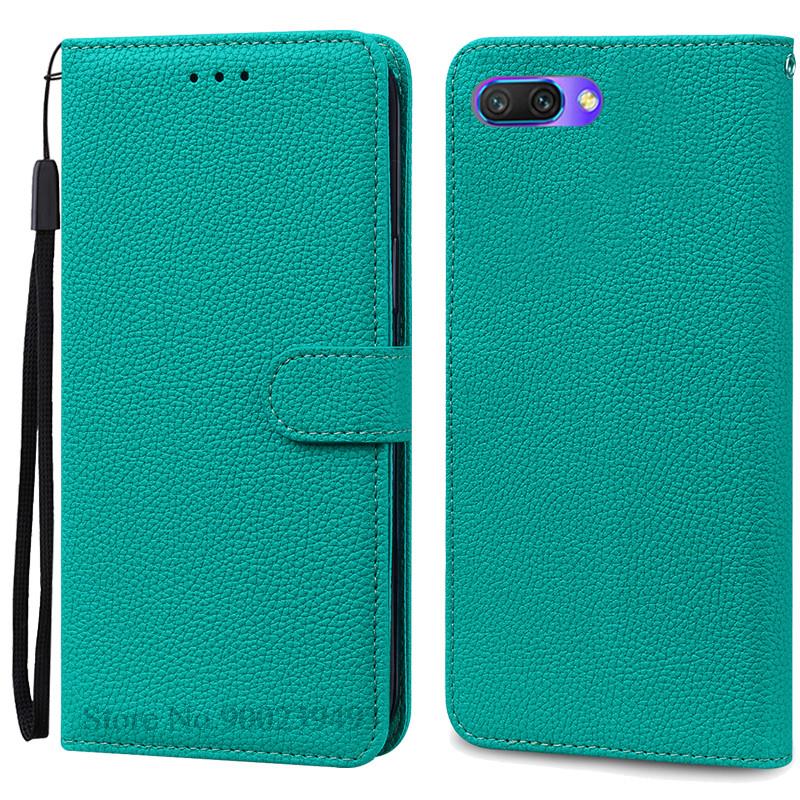 

Для чохла Honor 10 Силіконовий чохол Чохол-гаманець Для Huawei Honor 10 Чохол-книжка Honor10 COL-AL10 L29 L19 TL10 Чохол для телефону Coque Fundas For Honor 10 ціан