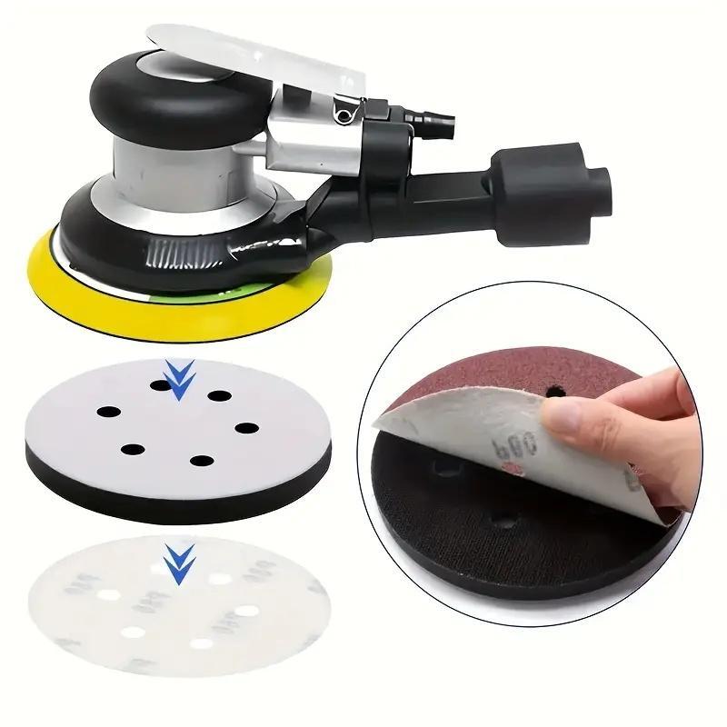 5pcs Interface Pad 6 Inch 6 Holes Hook and Loop Soft Sponge Cushion Buffer Pads for Sanding Disc 150mm Sander Pads