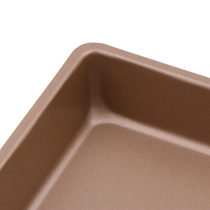 4Inch Mini Square Carbon Steel Baking Tray Pizza Cake Mold Non-Stick Bakeware Air Fryer Oven Tart Pan Kitchen Cooking Tool
