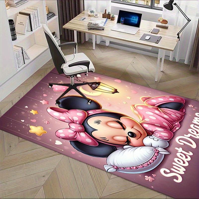 1pcMinnie Mouse Sleeping Sweet Dreams Office Carpet, Under Chair Rug, Gift for, Home Decor, Decoration, Soft and Comfortable Floor Mat