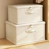 Clothing Storage Box For Bedroom Organizer Household Foldable Fabric Case