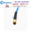 Longgong SS402 Blue Low Loss, Low VSWR SMA Male-to-Male High-Frequency Test Cable