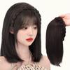 Stirnband-Perücke Kurzes Haar für Damen Fischgräten-Clip Integriertes Haarteil Haarschmuck Sofortiges Volumen
