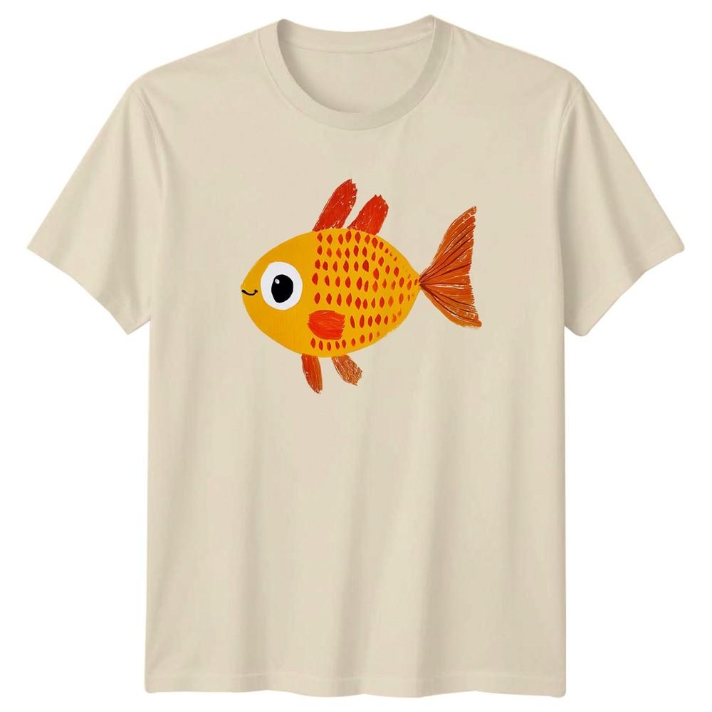 Cute Goldfish TShirt Ocean Life Kids Birthday Gift For Him And Her