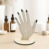 Handvorm Ringhouder, 2D Houten Sieraden Display Stand voor Ringen Ketting, Minimalistische Commode Decoratie, Decoratief Cadeau voor Vrouwen