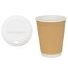 Papierowe Kubki Z Pokrywkami, 1000 Szt., 16Oz, 400Ml