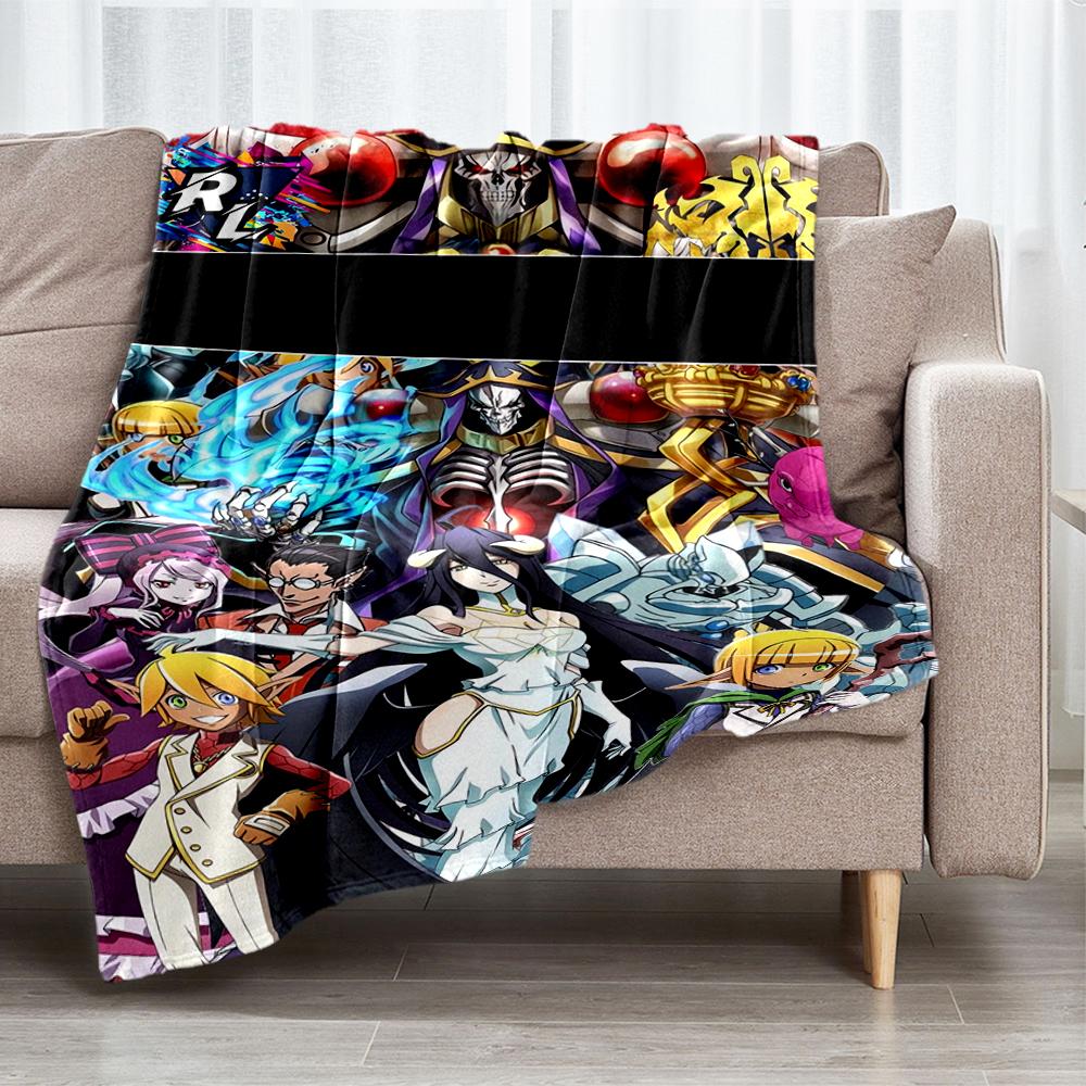 Overlord Theme Printed Blanket - Perfect for Couch, Bed, Travel & Outdoor Use | Machine Washable, Cozy & Durable.