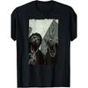Gangster Cats Streetwear Cool Cat Motif Funny T-Shirt_2 Men's Vintage T-shirt Perfect for Home|Outdoor|Work|Gifting (Birthdays|Valentine's