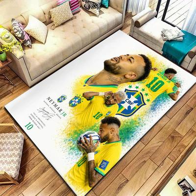 Tapis Neymar Jr pour Salon Chambre Maison Décoration Canapé, Tapis de Sol Antidérapant pour Enfants