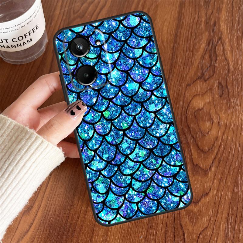 

Mermaid Tail Scale For Realme 15 Pro GT7 GT6 10 11 12 13 14 Pro Plus C75 C71 C65 C63 C61 C53 C67 C35 C55 Case Realme 12 Pro Plus